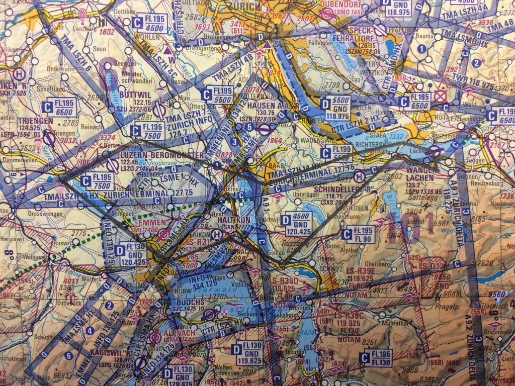 Variante A ICAO-Karte